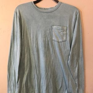 Hollister green distressed long sleeve T-Shirt